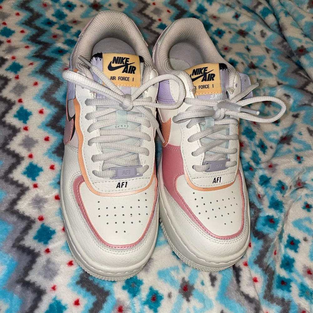 Women’s Air Force 1 Shadow Orange Chalk Pink Glaze